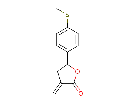 3-methylene-5-(4-(methylthio)phenyl)dihydrofuran-2(3H)-one