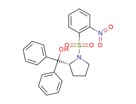 (R)-(1-((2-nitrophenyl)sulfonyl)pyrrolidin-2-yl)diphenylmethanol