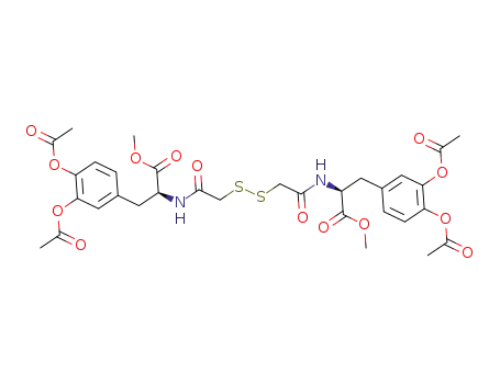 methyl 3-[3,4-bis(acetyloxy)phenyl]-2-{2-[({[3-[3,4-bis(acetyloxy)phenyl]-1-methoxy-1-oxopropan-2-yl]carbamoyl}methyl)disulfanyl]acetamido}propanoate