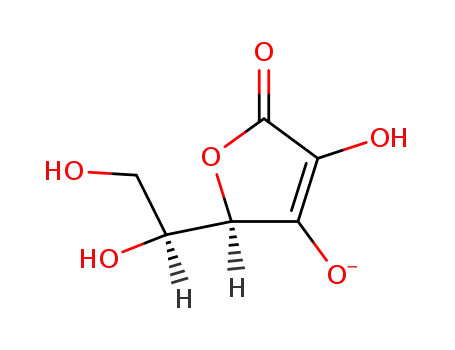 Molecular Structure of 299-36-5 (Ascorbic Acid)