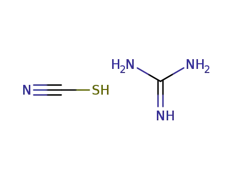 Molecular Structure of 593-84-0 (Guanidine thiocyanate)