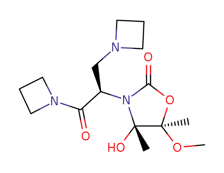 (4S,5R)-3-((R)-1,3-di(azetidin-1-yl)-1-oxopropan-2-yl)-4-hydroxy-5-methoxy-4,5-dimethyloxazolidin-2-one