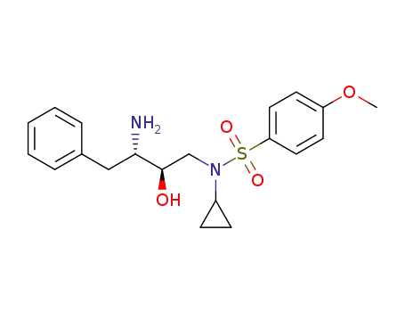 N-((2R,3S)-3-amino-2-hydroxy-4-phenylbutyl)-N-cyclopropyl-4-methoxybenzenesulfonamide
