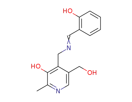 4-(((2-hydroxybenzylidene)amino)methyl)-5-(hydroxymethyl)-2-methylpyridin-3-ol