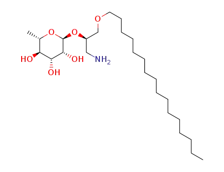 3‐amino‐1‐O‐hexadecyloxy‐2R‐(O–α‐L‐rhamnopyranosyl)‐sn‐glycerol