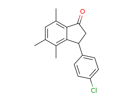3-(4-chlorophenyl)-4,5,7-trimethylindan-1-one