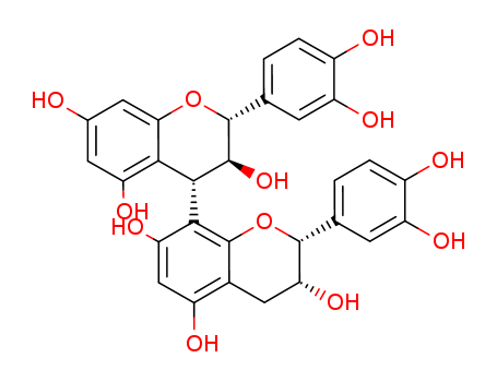 [4,8'-Bi-2H-1-benzopyran]-3,3',5,5',7,7'-hexol,2,2'-bis(3,4-dihydroxyphenyl)-3,3',4,4'-tetrahydro-, (2R,2'R,3S,3'R,4S)-