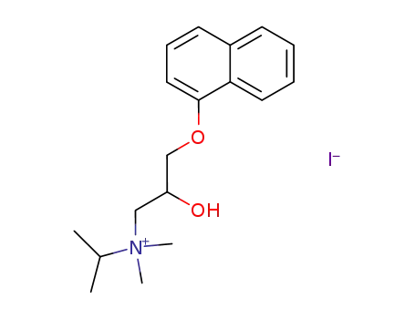 1-(N-Isopropyl-N,N-dimethylamino)-3-(α-naphthoxy)propan-2-ol iodide