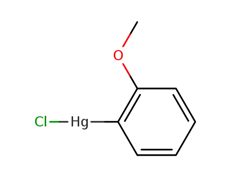 Molecular Structure of 10366-02-6 (Mercury, chloro(2-methoxyphenyl)-)