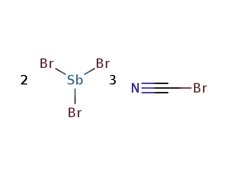 cyanogen bromide; compound with antimony tribromoide