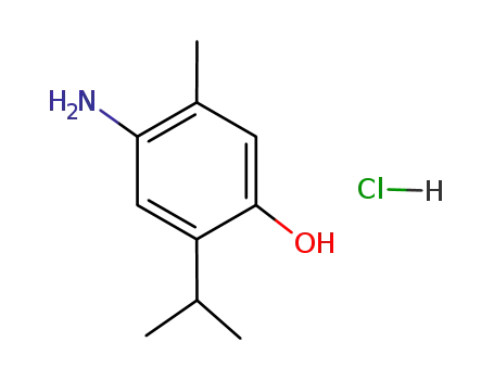 Phenol,4-amino-5-methyl-2-(1-methylethyl)-, hydrochloride (1:1)