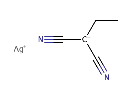 ethyl-malononitrile; silver (I)-compound