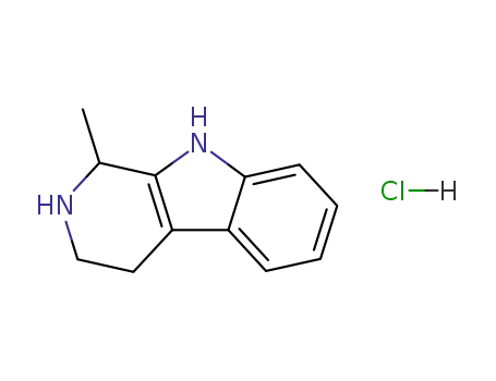 Molecular Structure of 6678-82-6 (1-METHYL-2,3,4,9-TETRAHYDRO-1H-BETA-CARBOLINEHYDROCHLORIDE)