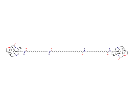 N1,N16-Bis[N-(strychnine-2-yl)undecanoic Acid Amide-11-yl]hexadecanediamide
