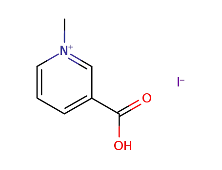 Molecular Structure of 6138-42-7 (Pyridinium, 3-carboxy-1-methyl-, iodide)