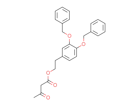 3,4-bis(benzyloxy)phenethyl 3-oxobutanoate