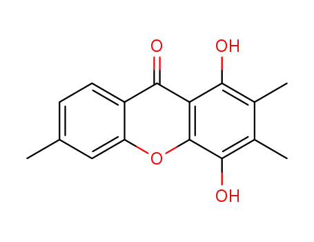 1,4-dihydroxy-2,3,6-trimethyl-9H-xanthen-9-one