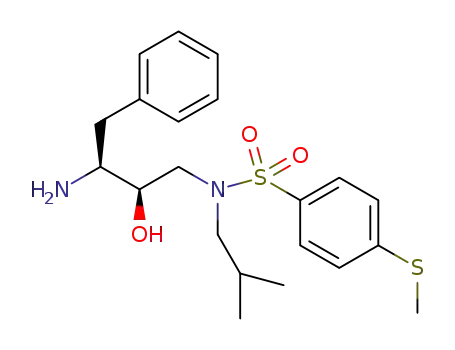 N-((2R,3S)-3-amino-2-hydroxy-4-phenylbutyl)-N-isobutyl-4-(methylthio)benzenesulfonamide