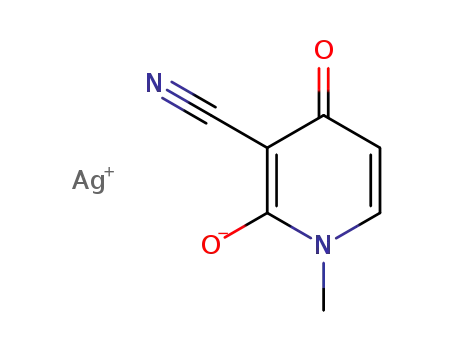 1-methyl-2,4-dioxo-1,2,3,4-tetrahydro-pyridine-3-carbonitrile; silver salt