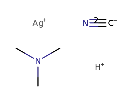 trimethyl-amine; cyanide, compound with silver (I)-cyanide