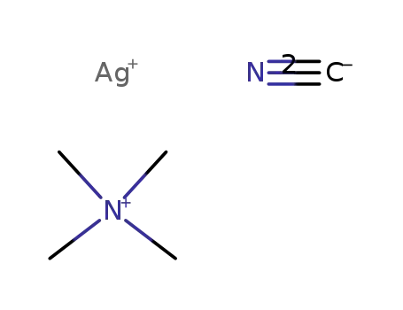 tetramethyl-ammonium; cyanide, compound with silver (I)-cyanide
