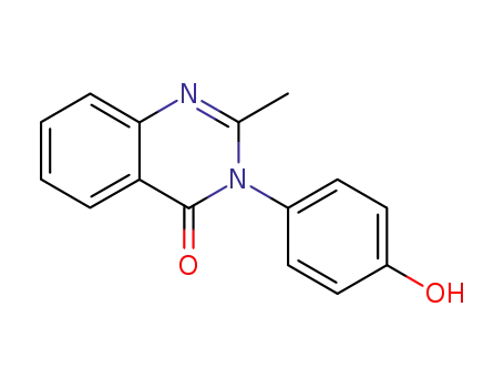 Molecular Structure of 1789-09-9 (4(3H)-Quinazolinone, 3-(4-hydroxyphenyl)-2-methyl-)