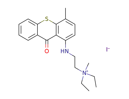 diethyl-methyl-[2-(4-methyl-9-oxo-thioxanthen-1-ylamino)-ethyl]-ammonium; iodide