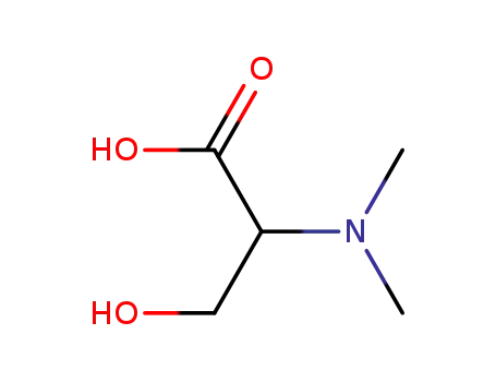Molecular Structure of 2812-35-3 (Serine, N,N-dimethyl-)