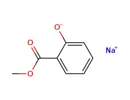 Molecular Structure of 7631-93-8 (sodium methyl salicylate)