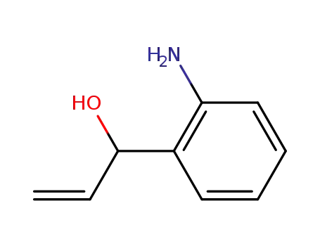 Molecular Structure of 131470-23-0 (Benzenemethanol, 2-amino-a-ethenyl-)