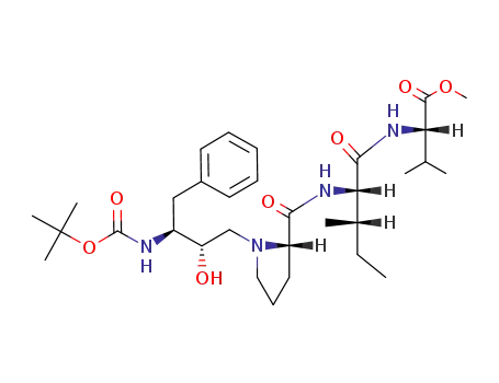(2S,3S)-3--2-hydroxy-4-phenyl-1-(N-prolylisoleucylvaline methyl ester)butane