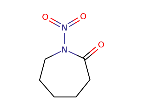 Molecular Structure of 91083-87-3 (2H-Azepin-2-one, hexahydro-1-nitro-)