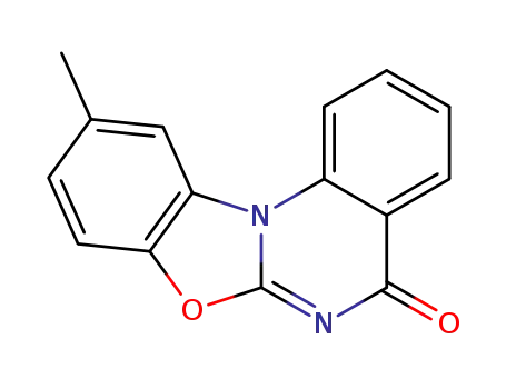 10-methyl-5H-benzoxazolo<3,2-a>quinazolin-5-one