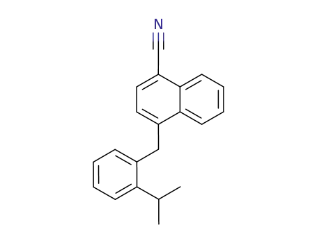 4-(2-Isopropyl-benzyl)-naphthalene-1-carbonitrile