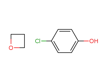 4-Chloro-phenol; compound with oxetane