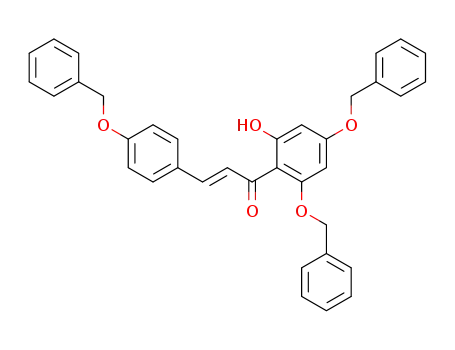 E-3-(4-BENZYLOXY)-1-(2.4-BISBENZYLOXY-6-HYDROXY)PHENYL)PROPENONE