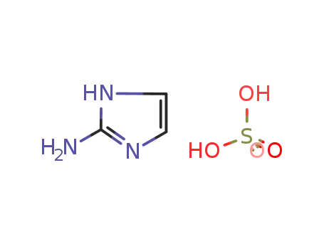 Molecular Structure of 42383-61-9 (Imidazol-2-ylamine sulphate)