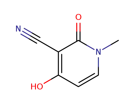 Molecular Structure of 520-78-5 (2-hydroxy-1-methyl-4-oxo-1,4-dihydropyridine-3-carbonitrile)