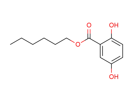 Molecular Structure of 37622-50-7 (2,4-Dihydroxybenzoic acid hexyl ester)
