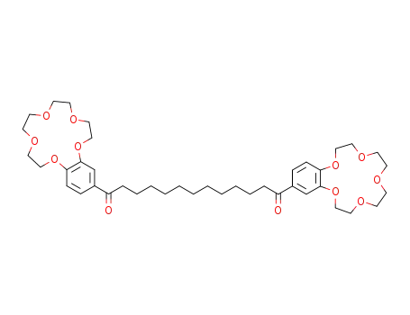 1,13-Bis-(6,7,9,10,12,13,15,16-octahydro-5,8,11,14,17-pentaoxa-benzocyclopentadecen-2-yl)-tridecane-1,13-dione