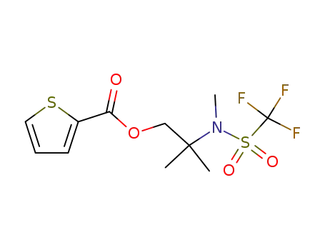Thiophene-2-carboxylic acid 2-methyl-2-(methyl-trifluoromethanesulfonyl-amino)-propyl ester