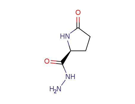 Molecular Structure of 934-06-5 (5-oxo-L-prolinohydrazide)