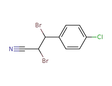 2,3-dibromo-3-(4-chlorophenyl)propionitrile