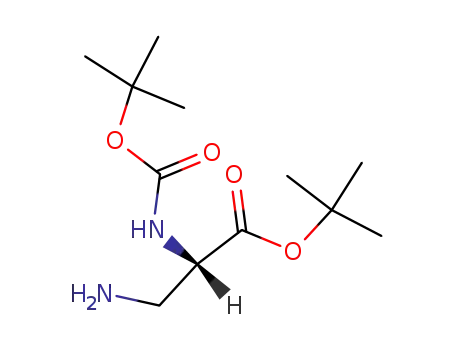 L-Alanine, 3-amino-N-[(1,1-dimethylethoxy)carbonyl]-, 1,1-dimethylethyl ester