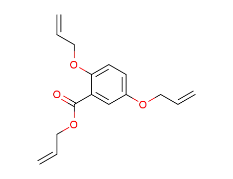 Molecular Structure of 95731-73-0 (Benzoic acid, 2,5-bis(2-propenyloxy)-, 2-propenyl ester)