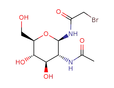 2-acetamido-1-N-(bromoacetyl)-2-deoxy-β-D-glucopyranosylamine