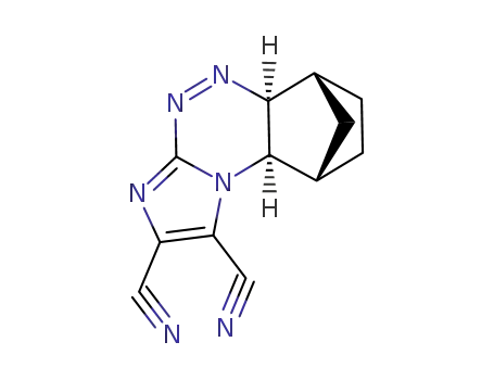(5aα,6β,9β,9aα)-5a,6,7,8,9,9a-hexahydro-6,9-methanoimidazo<2,1-c><1,2,4>benzotriazine-1,2-dicarbonitrile