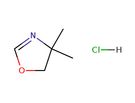 Molecular Structure of 90965-28-9 (Oxazole, 4,5-dihydro-4,4-dimethyl-, hydrochloride)