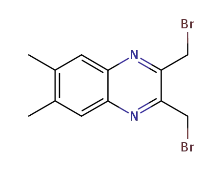 Quinoxaline, 2,3-bis(bromomethyl)-6,7-dimethyl- cas  3298-98-4