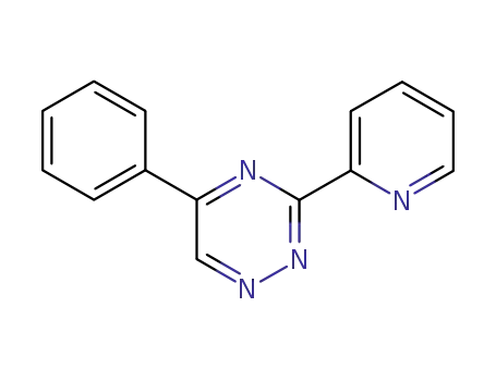 Molecular Structure of 16280-66-3 (1,2,4-Triazine, 5-phenyl-3-(2-pyridinyl)-)
